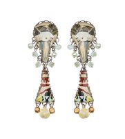 Earrings Ayala Bar Woman Neptune's Garden in Metal Alloy Cristallo R2410